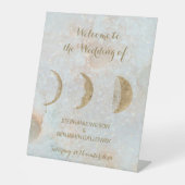 Signe De Table Mariage plat élégant Zodiac Moon (Recto)