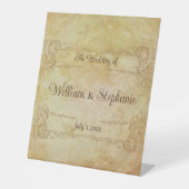 Signe De Table Mariage romantique de conte de fées victorien vint (Recto)