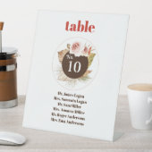 Signe De Table Mariage Safari Desert Boho Fleurs (In SItu)