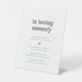 Signe De Table Mariage Simple Formel En Souvenir Affectueux (Recto)