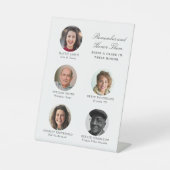 Signe De Table Mariage Souvenir Cinq cocktails photo Menu (Recto)