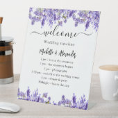 Signe De Table Mariage timeline programme lavande florales bienve (In SItu)