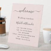 Signe De Table Mariage timeline promgramme rose or bienvenue (In SItu)