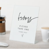 Signe De Table MARLO Bold Contemporary Font Favoriser Table (In SItu)