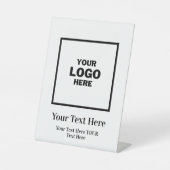 Signe De Table Marque de logo de l'entreprise (Recto)