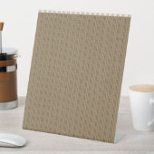 Signe De Table marron, bois, beige, rectangle, gris, sol, kha (In SItu)