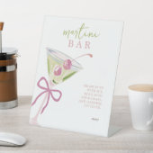 Signe De Table Martini Bar Chic Modern Bridal Shower (In SItu)