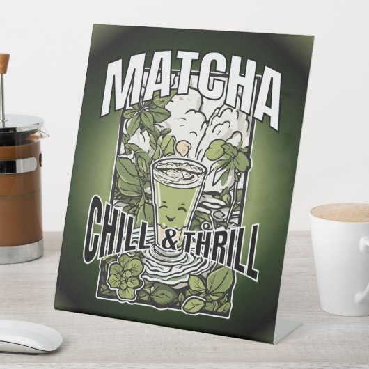 Signe De Table Matcha Chill & Thrill (In SItu)