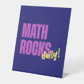 Signe De Table Math Rocks Daily (Recto)