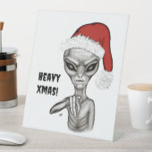 Signe De Table Mauvais Alien, Lourds Noël ! (In SItu)