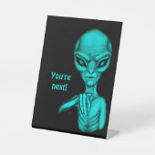 Signe De Table Mauvais Alien, Tu es le prochain ! (Recto)