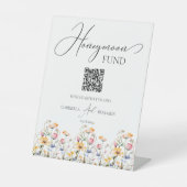 Signe De Table Meadow Fleur sauvage Honeymoon Fund Mariage Table