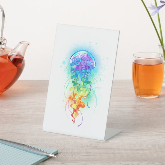 Signe De Table Méduse arc-en-ciel (In SItu)