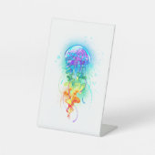 Signe De Table Méduse arc-en-ciel (Recto)