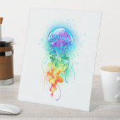 Signe De Table Méduse arc-en-ciel (In SItu)