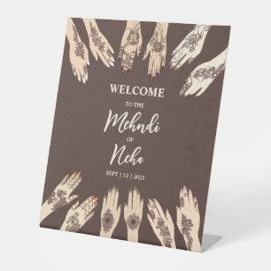 Signe De Table Mehndi