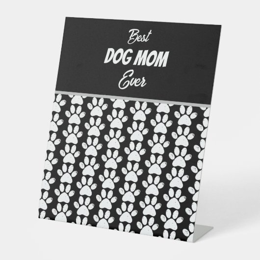 SIGNE DE TABLE MEILLEUR CHIEN MOM JAMAIS (Recto)