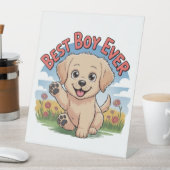 Signe De Table Meilleur garçon jamais (In SItu)