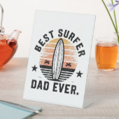 Signe De Table Meilleur papa surfeur jamais (In SItu)