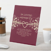 Signe De Table Mémorial du Mariage de mémoire amoureuse (In SItu)