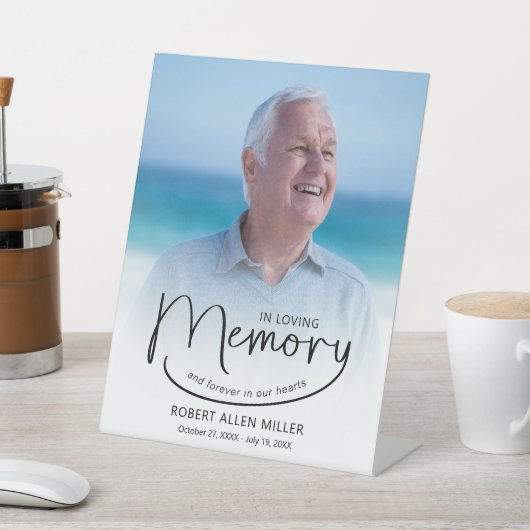 Signe De Table Mémorial funéraire en mémoire d'amour (In SItu)