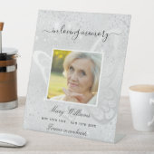 Signe De Table Mémorial photographique à papillon en parties scin (In SItu)