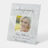 Signe De Table Mémorial photographique à papillon en parties scin (Recto)