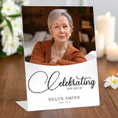 Signe De Table Memorial Poster Celebration of Life for Mom