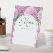 Signe De Table Menu Baby shower Fleurs d'Hydrangea (In SItu)