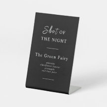 MENU BAR CLASSIQUE NOIR ET BLANC