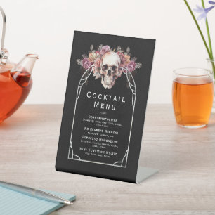 Signe De Table Menu Cocktail jeunesse RIP