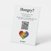 Signe De Table 🌈 Menu Code QR Flourish Ensemble (Recto)