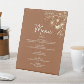 Signe De Table Menu de mariage en terre cuite (In SItu)