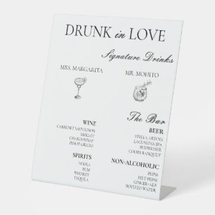 Signe De Table Menu du bar