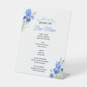 Signe De Table Menu du bar pour la Baby Shower de mariage Somethi