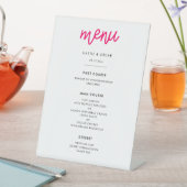 Signe De Table Menu mariage calligraphie moderne (In SItu)