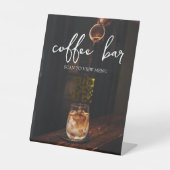 Signe De Table Menu numérique QR Code (Recto)