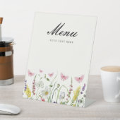 Signe De Table Menu Papillons Mignons pour la Mariée (In SItu)