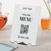 Signe De Table Menu QR (In SItu)