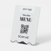 Signe De Table Menu QR (Recto)