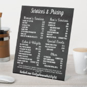 Signe De Table Menu Salon Simple (In SItu)