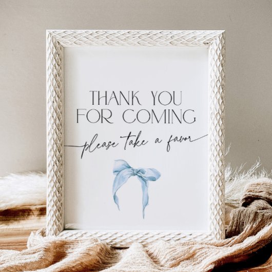 Signe De Table Merci bleu roux pour le caisson à venir