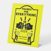 Signe De Table Merci Des Ressources Humaines (Recto)