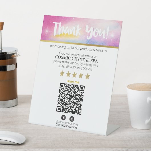 Signe De Table *~* MERCI QR REVIEW Cosmos Galaxy Nebula AP8 (In SItu)