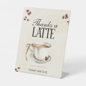 Signe De Table Merci un dernier amour est de brasser la fête de d (Recto)