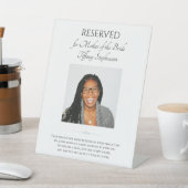 Signe De Table Mère de la mariée Sauvez un siège Mariage Photo Me (In SItu)