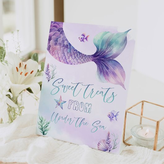 Signe De Table Mermaids Sucres gourmandises de Under the sea