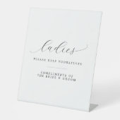 Signe De Table Mesdames, Aidez-Vous À Réserver Le Mariage (Recto)