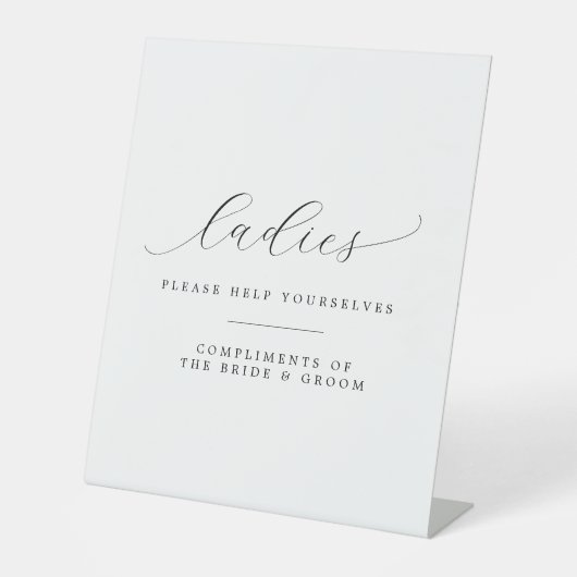 Signe De Table Mesdames, Aidez-Vous À Réserver Le Mariage (Recto)