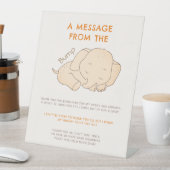 Signe De Table Message de la bosse (In SItu)